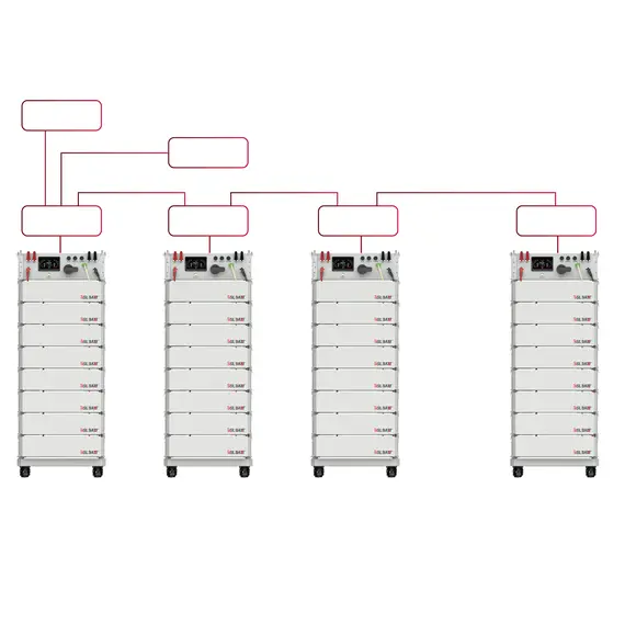 BSLBATT ESS-GRID HV PACK 10 - מערכת אגירה מתח גבוה 77.76kWh - view 2